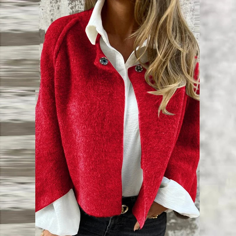 Judy™ – Stylish short jacket with buttons 