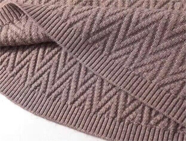 Xia™ - Women's mid-length half-roll turtleneck sweater