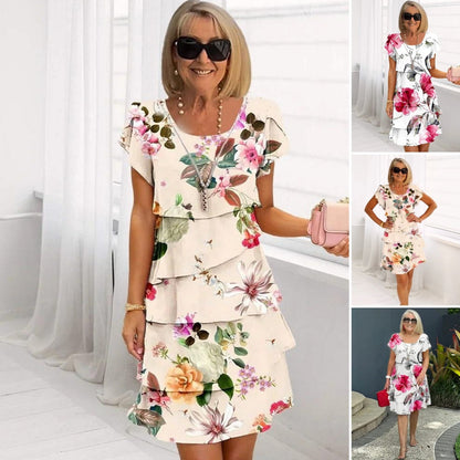 Holly | elegant floral dress