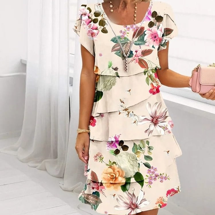 Holly | elegant floral dress