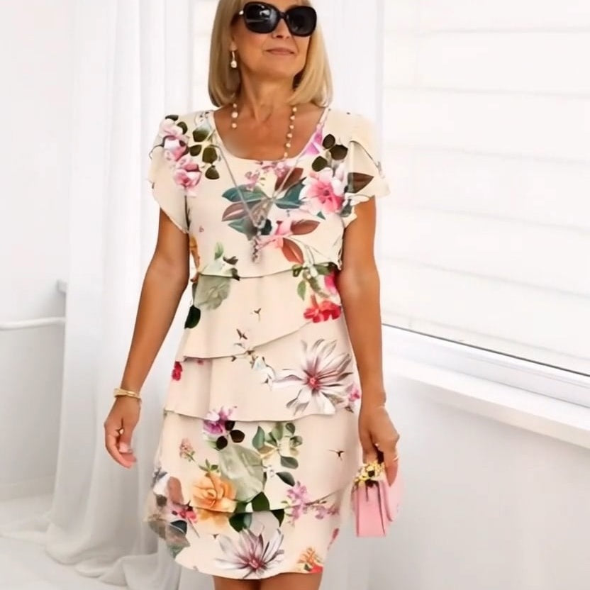 Holly | elegant floral dress
