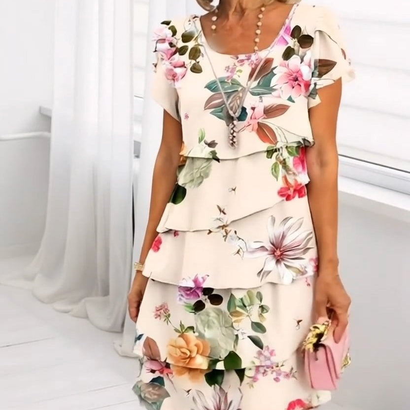 Holly | elegant floral dress