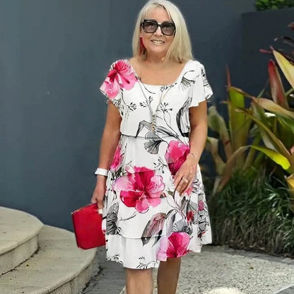 Holly | elegant floral dress