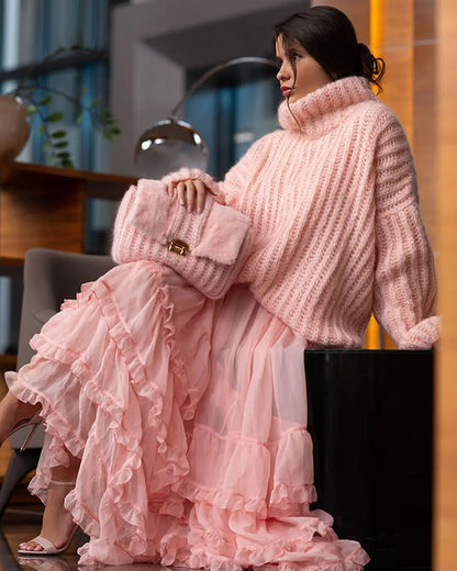 PolarFluff™ - Soft, snow-covered sweater