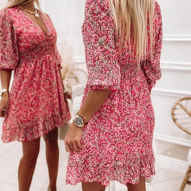 Sophie™ - Floral chiffon dress 
