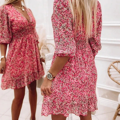 Sophie™ - Floral chiffon dress 