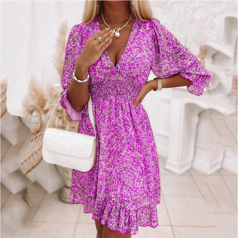 Sophie™ - Floral chiffon dress 