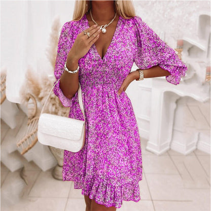 Sophie™ - Floral chiffon dress 