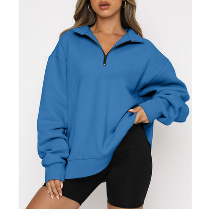 Tatum™ - Women's Collared Sweatshirt