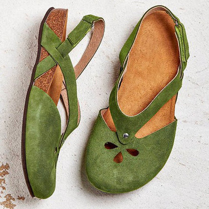 Women's orthopedic sandals with footbed