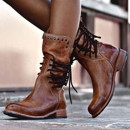 Delilah™ - Leather boots, ideal for this fall!