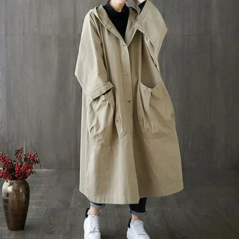 Lira™ - Trench coat with large pockets 