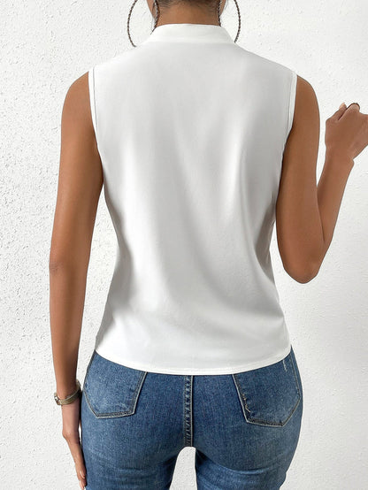 Gelise® Elegant sleeveless plain top