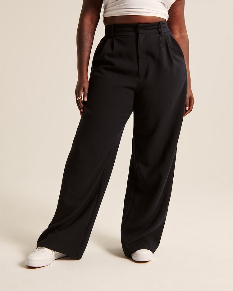 Celine Montclaire™️- Casual high-waisted wide-leg trousers