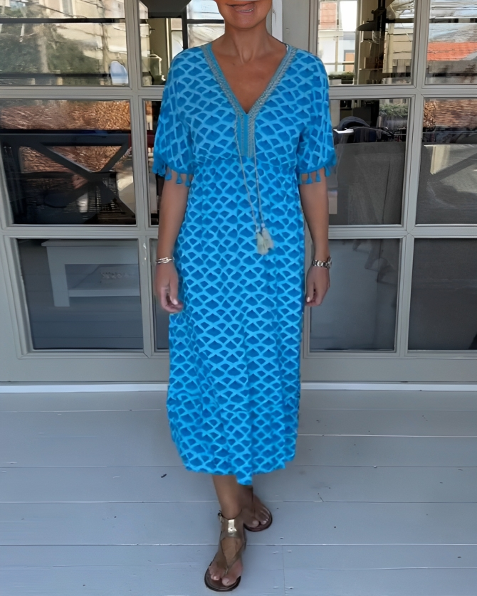 TiaMaria™ - Elegant high-waisted dress 