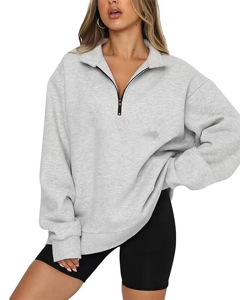 Tatum™ - Women's Collared Sweatshirt