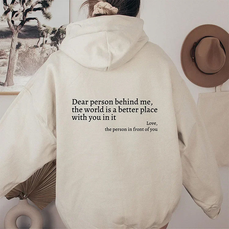 Elisabeth™ - Dear person behind me' Hoodie 
