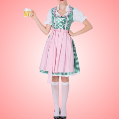 ANNA™ - UNIQUE TRADITIONAL COSTUME FOR WOMEN WITH APRON AND BLOUSE 