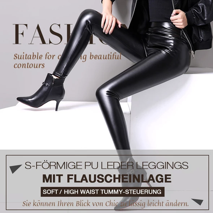 S-Shaped™ Leather Leggings