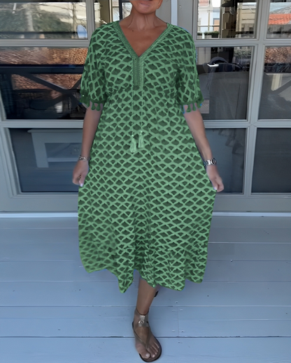 TiaMaria™ - Elegant high-waisted dress 