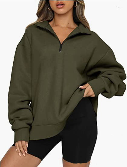 Tatum™ - Women's Collared Sweatshirt