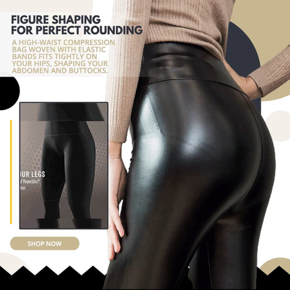 S-Shaped™ Leather Leggings
