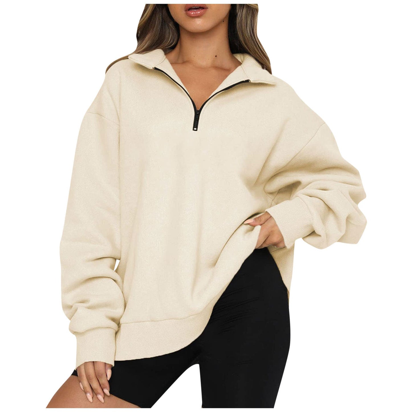 Tatum™ - Women's Collared Sweatshirt