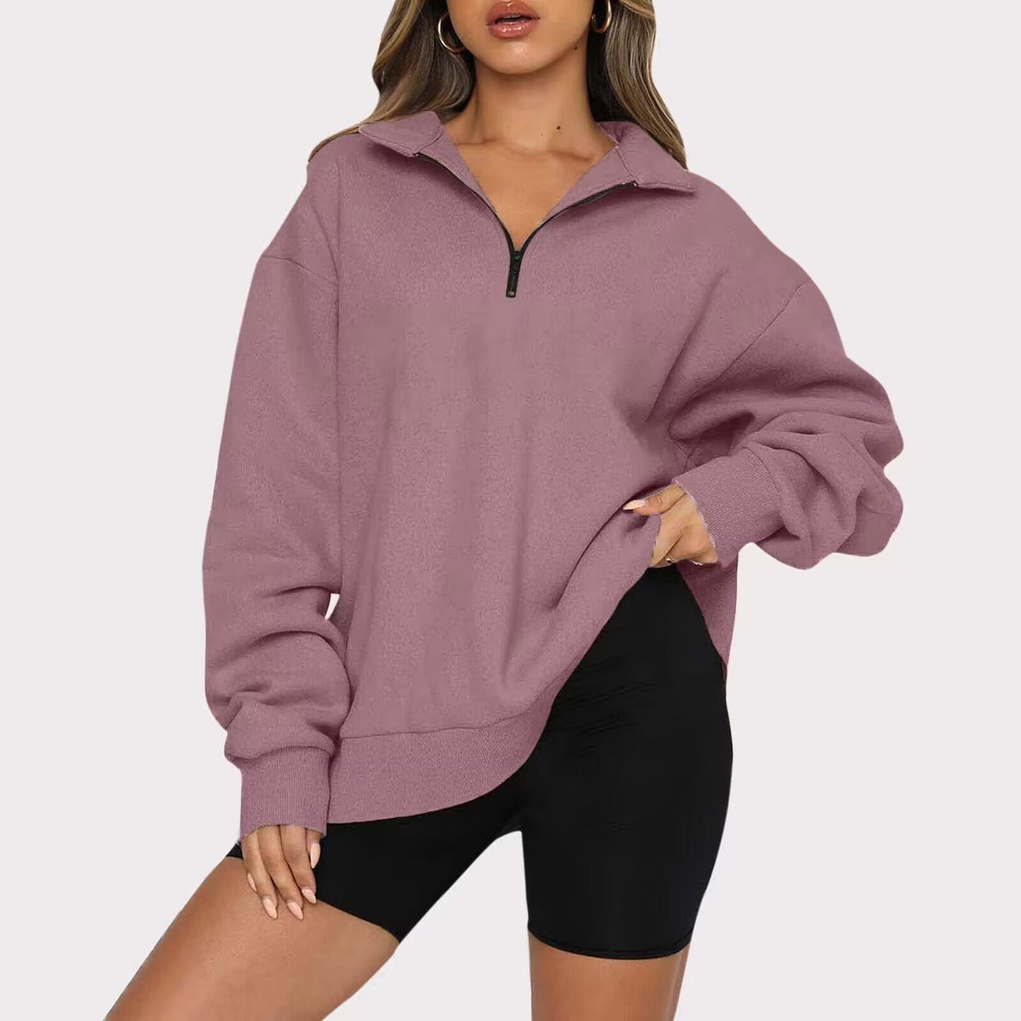 Tatum™ - Women's Collared Sweatshirt