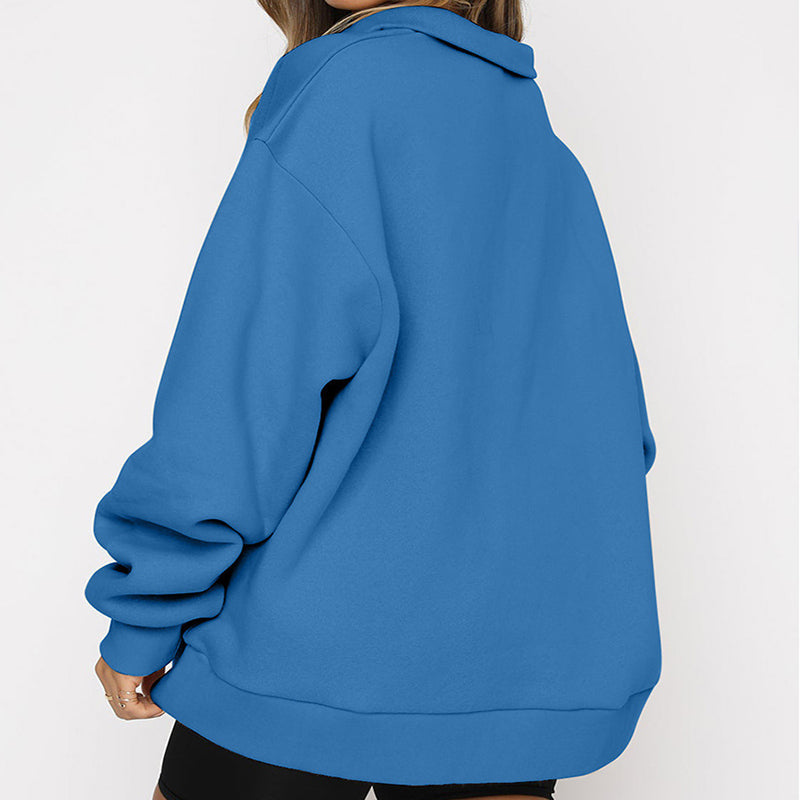 Tatum™ - Women's Collared Sweatshirt