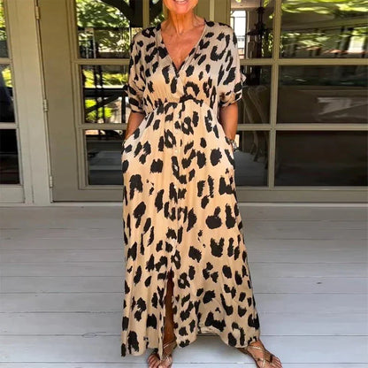 Behati's™ - Leopard Maxi Dress