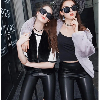 S-Shaped™ Leather Leggings