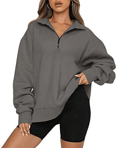 Tatum™ - Women's Collared Sweatshirt
