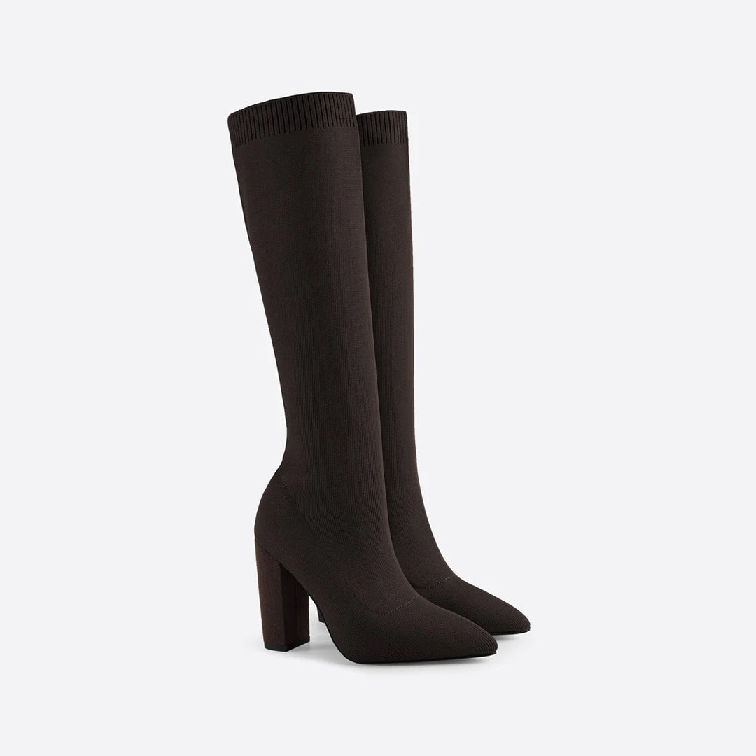 Ciara™ - Knee-high sock boots