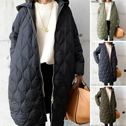 Elfrea™ - New Casual Argyle Hooded Parka Coat [Last Day Discount]