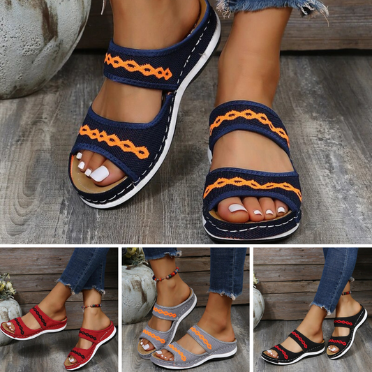 Mindy | The orthopedic leather sandals for arch support