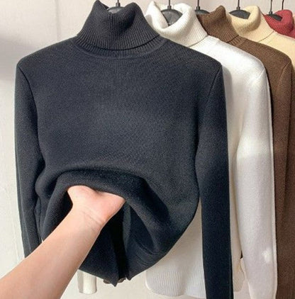 Alpaca | Alpaca sweater with turtleneck 