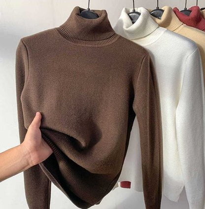 Alpaca | Alpaca sweater with turtleneck 