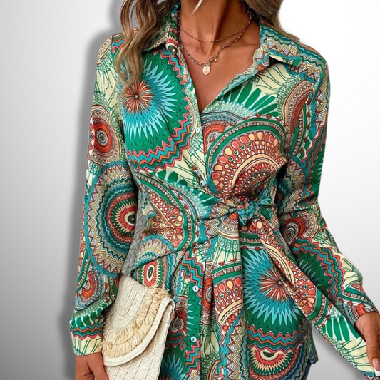 Giorgia™ - Stylish and colorful blouse