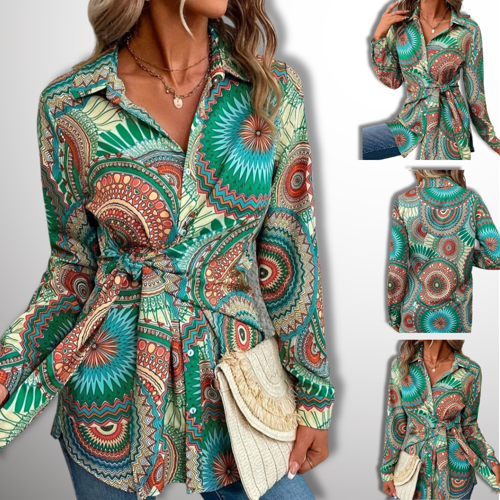 Giorgia™ - Stylish and colorful blouse