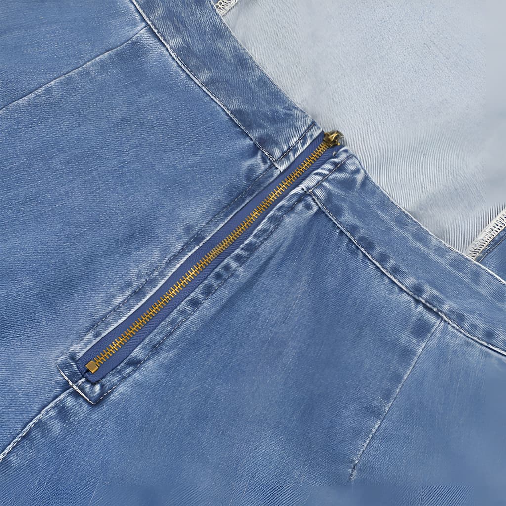 DenimDynasty™ - Open Back Denim Jumpsuit [Last Day Discount]