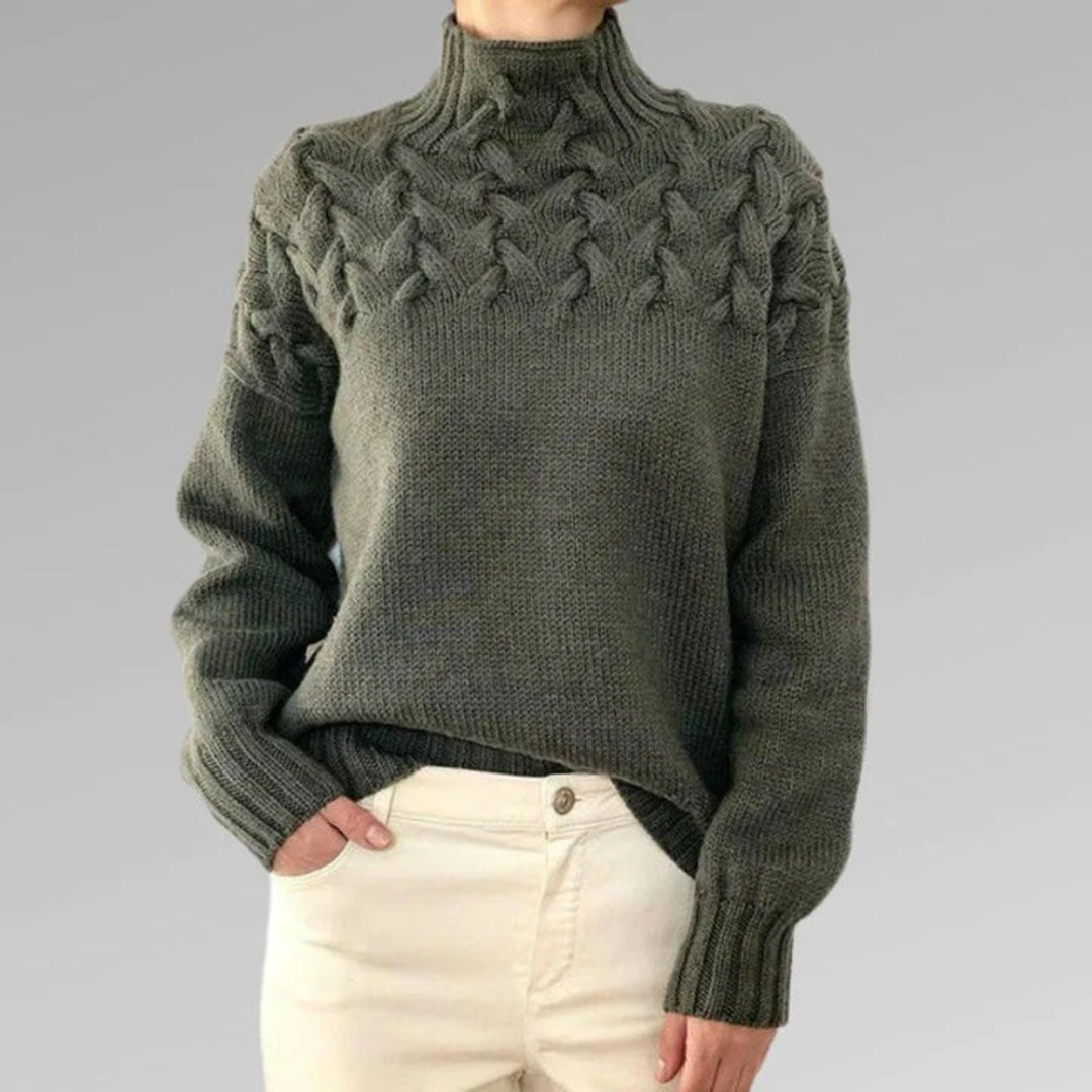 Sansa™ | Elegant sweater with a turtleneck