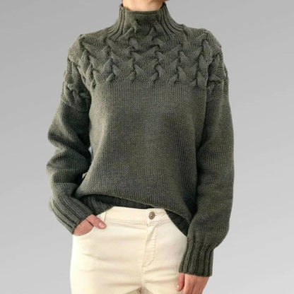 Sansa™ | Elegant sweater with a turtleneck