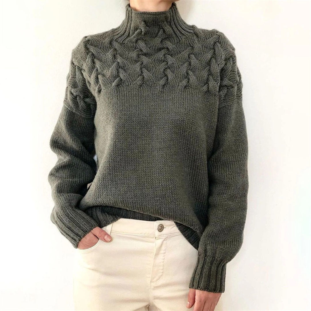 Sansa™ | Elegant sweater with a turtleneck