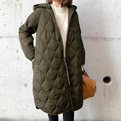 Elfrea™ - New Casual Argyle Hooded Parka Coat [Last Day Discount]