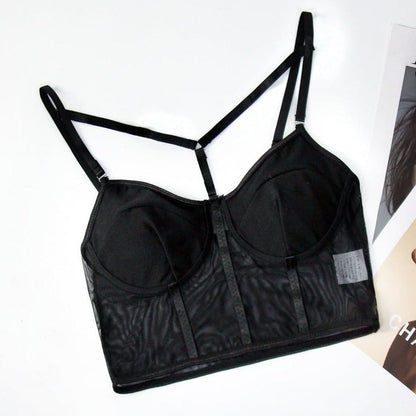 Els™ - Mesh backless cami top 