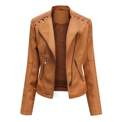 Marie™ - Stylish leather jacket