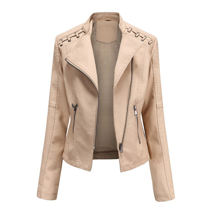 Marie™ - Stylish leather jacket