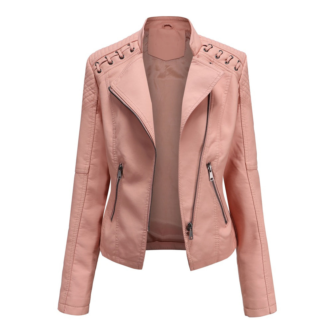 Marie™ - Stylish leather jacket