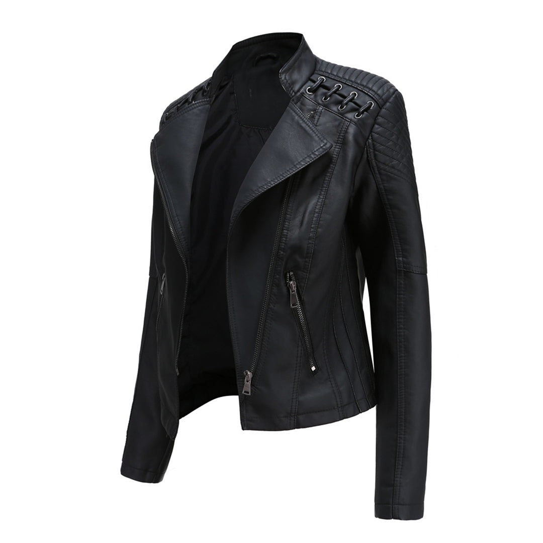 Marie™ - Stylish leather jacket