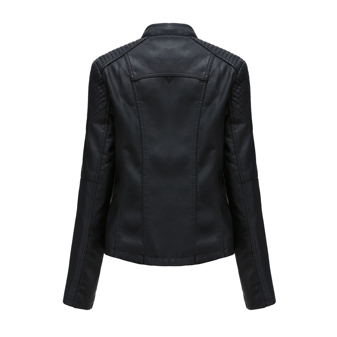 Marie™ - Stylish leather jacket